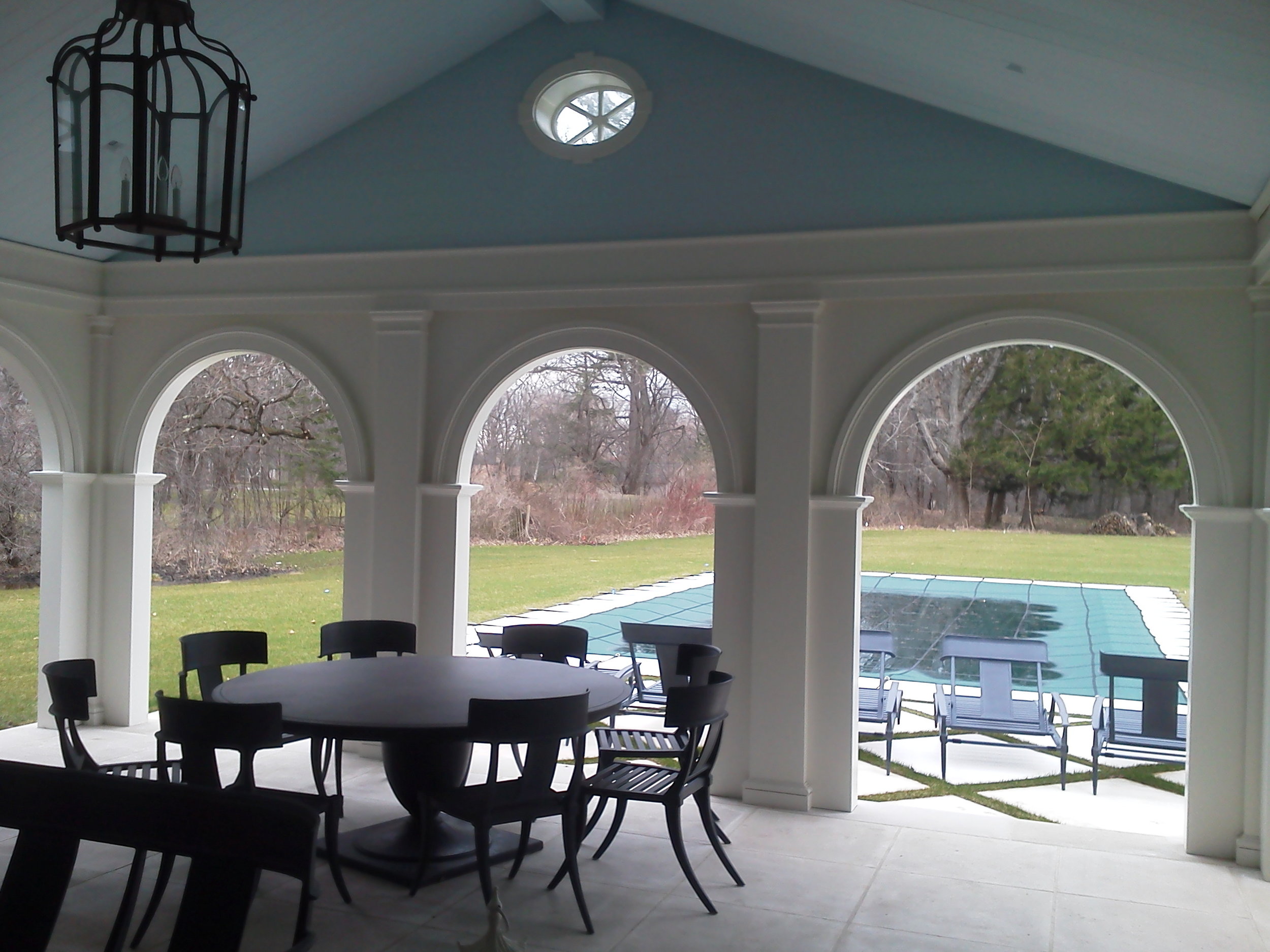 Elliptical Window in Loggia