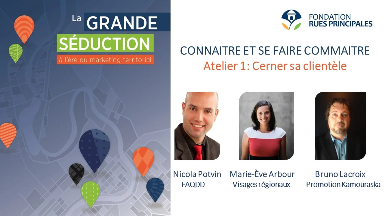 Découvrir les cordes sensibles, le profil et les goûts des clientèles de notre territoire permet de bien orchestrer les actions à poser afin de les attirer et les retenir!