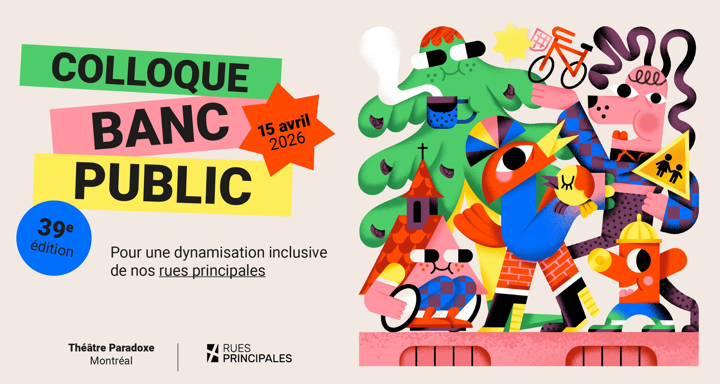 Coloque Colloque 2026 — Rues principales