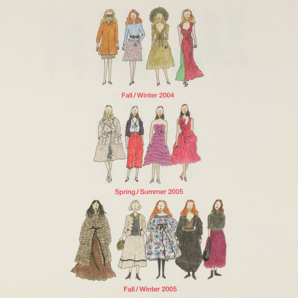 Grace Coddington's Fashion Illustrations