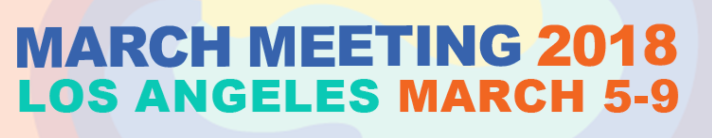 APS March Meeting has started!