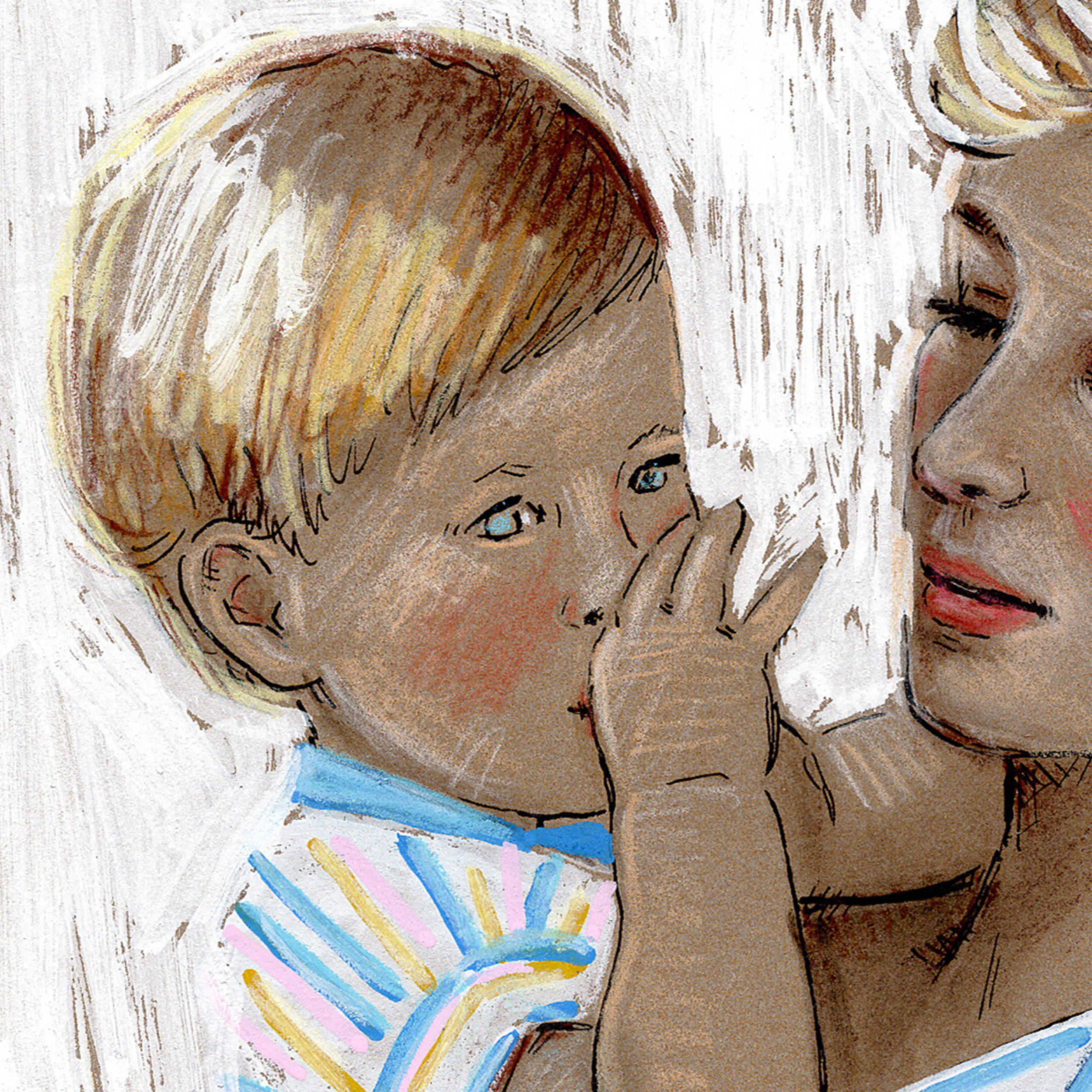 Princess Diana Drawing, Fine Art Gift for Mother's Day