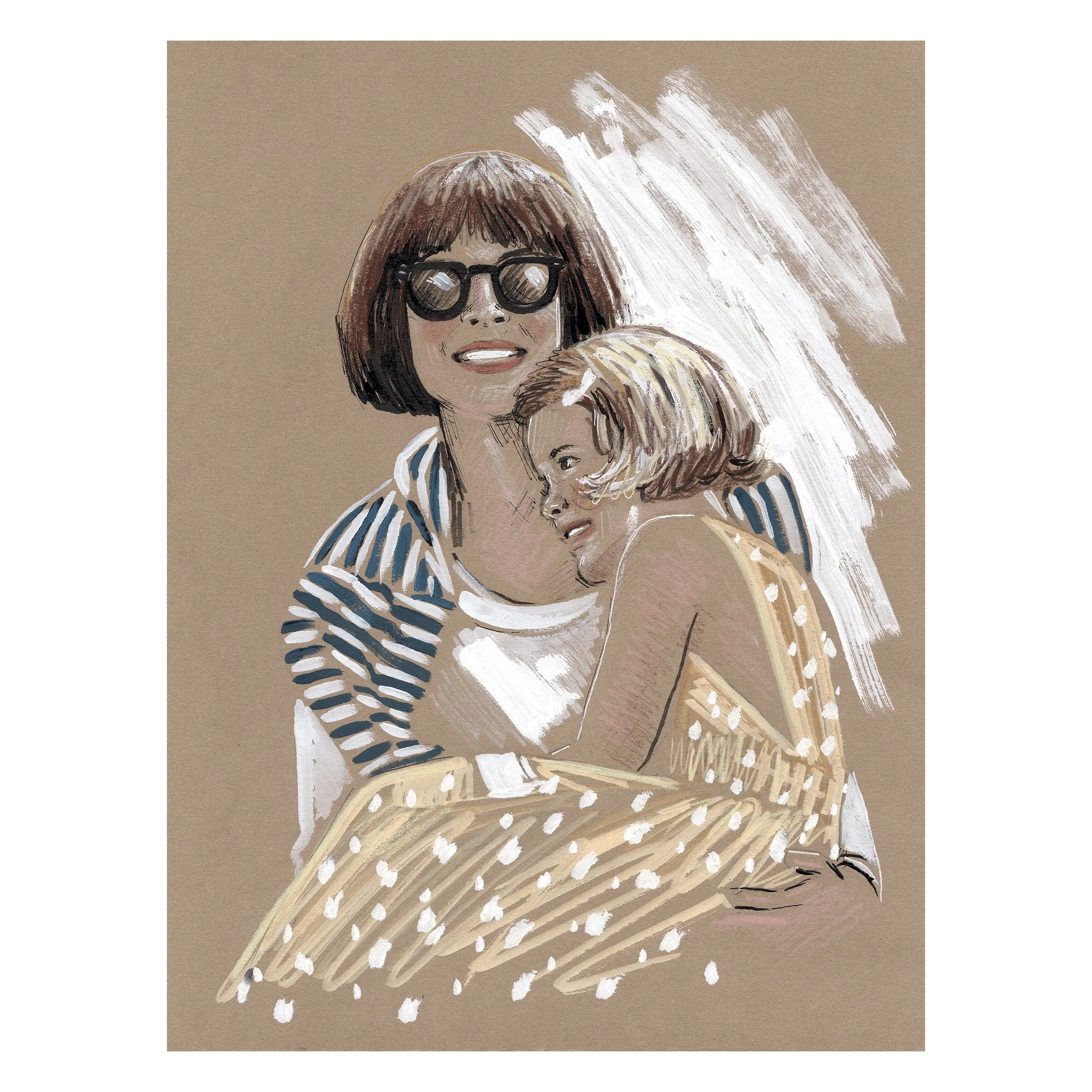 Anna Wintour Drawing, Fine Art Gift for Mother's Day