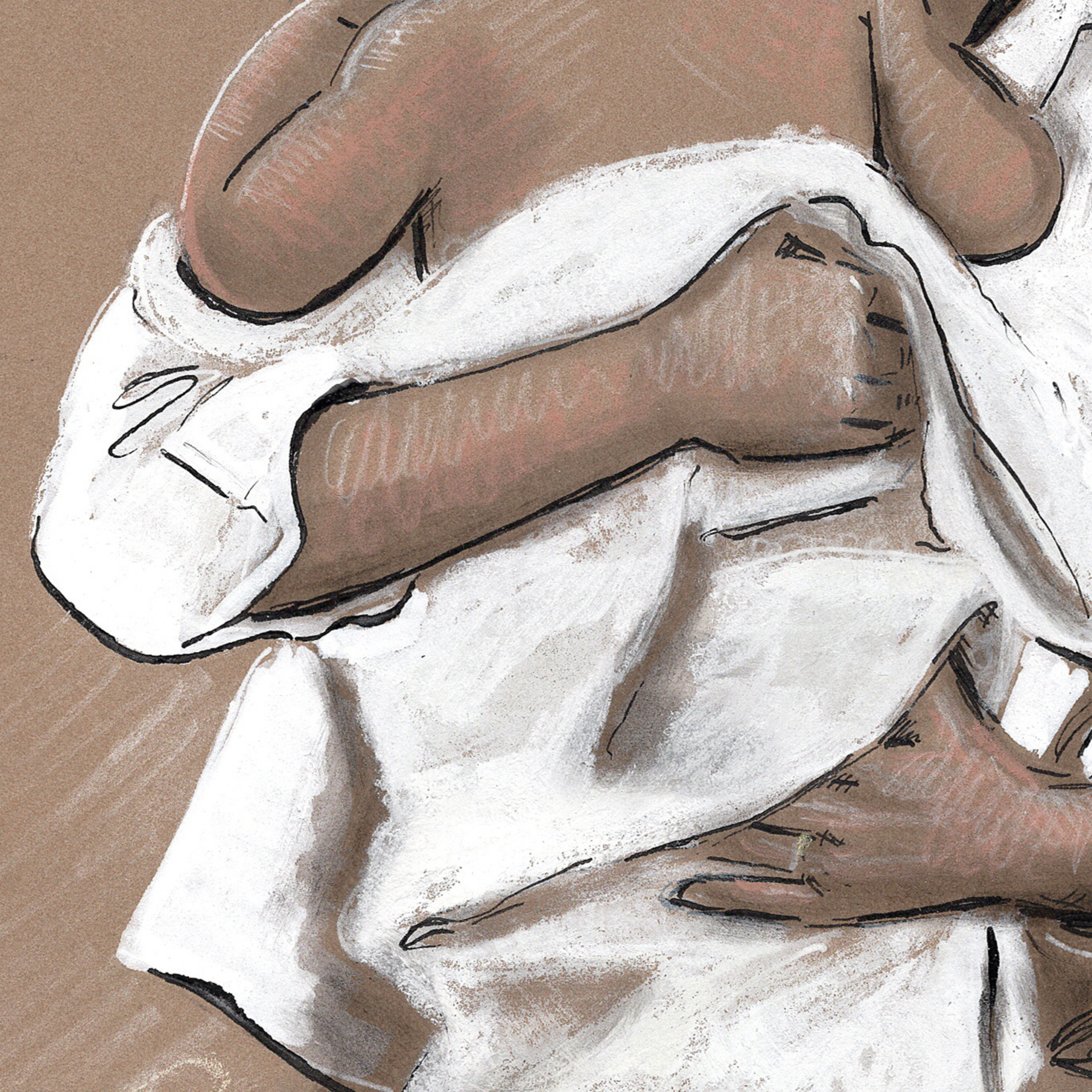 Jackie Onassis Kennedy Drawing, Fine Art Gift for Mother's Day