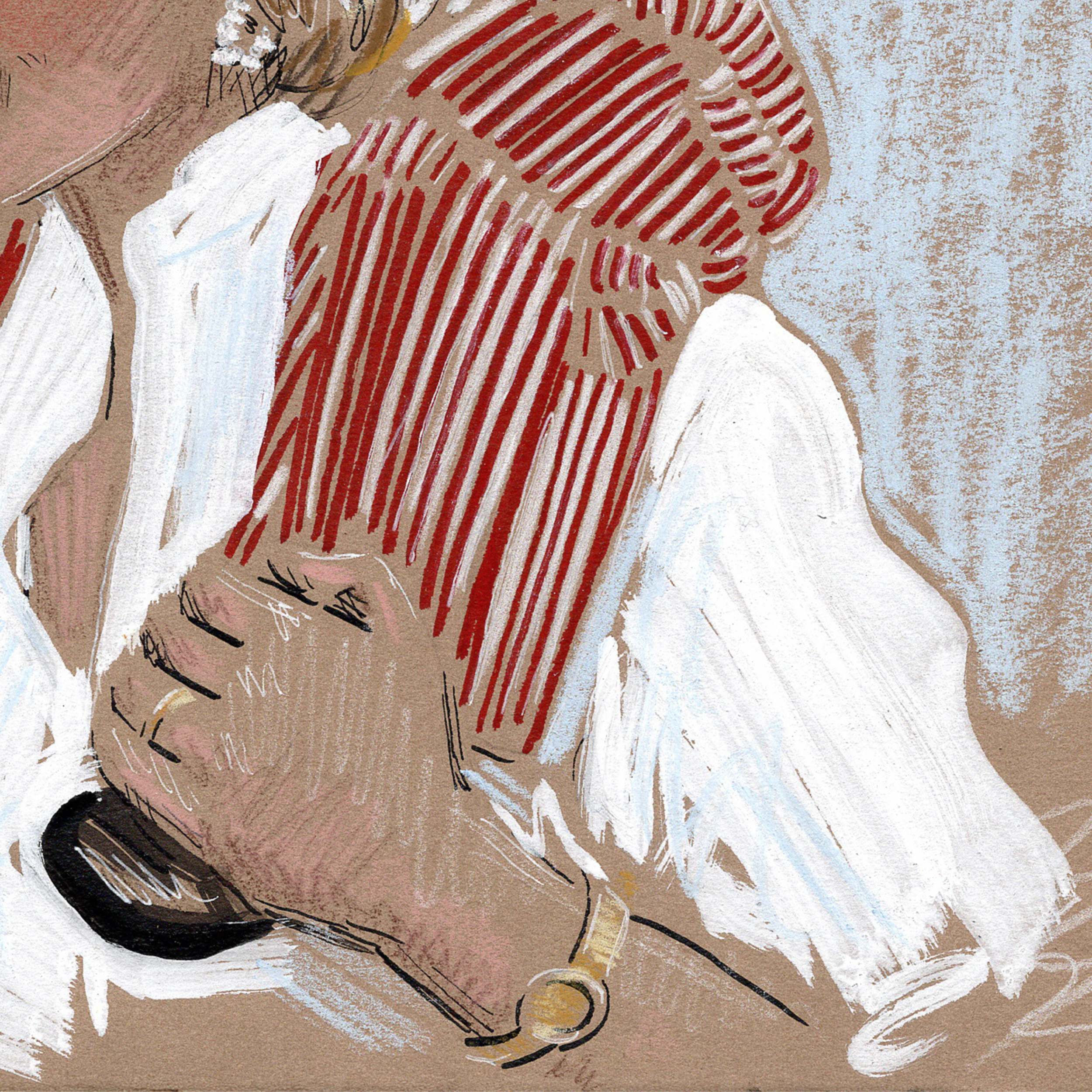 Princess Diana Drawing, Fine Art Gift for Mother's Day