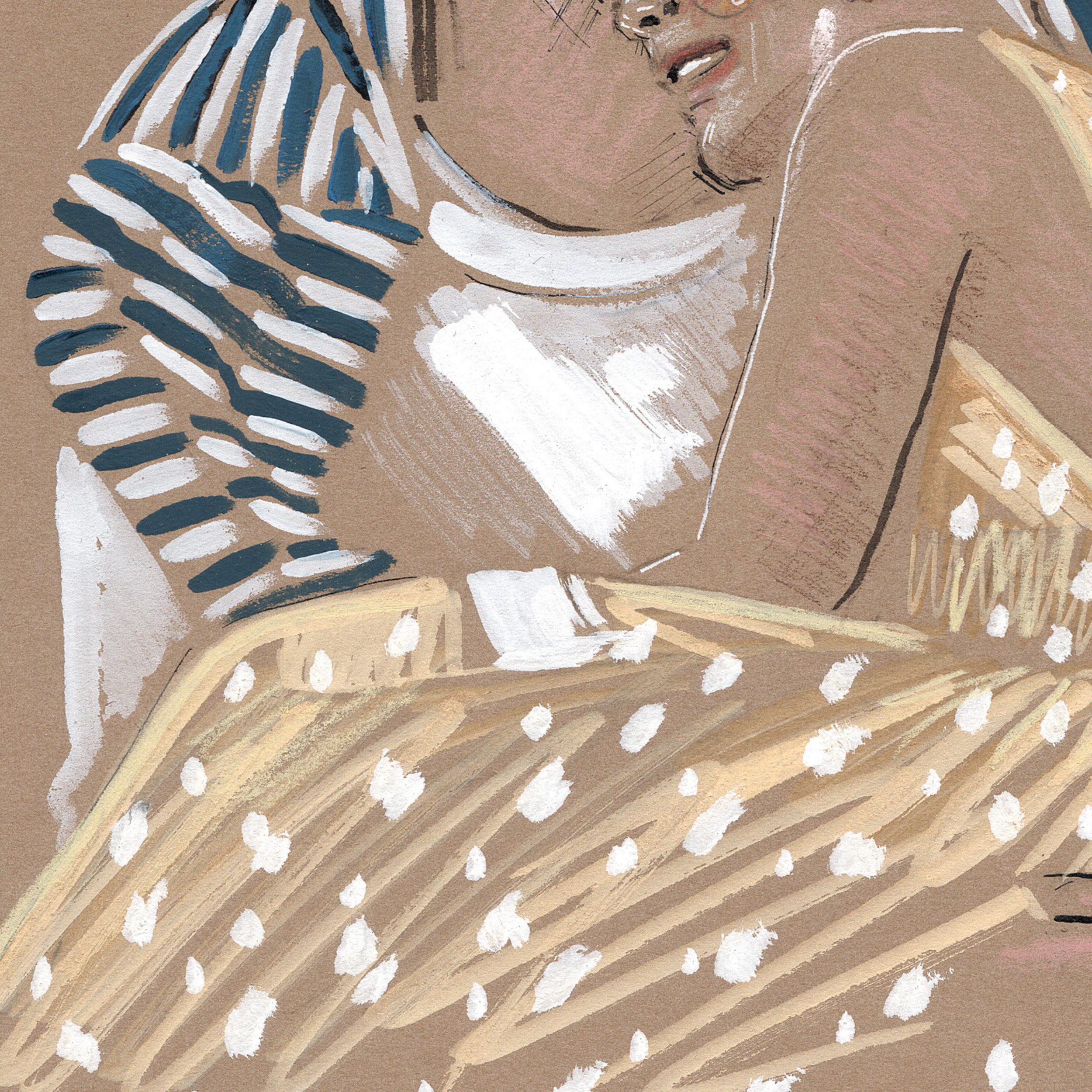 Anna Wintour Drawing, Fine Art Gift for Mother's Day