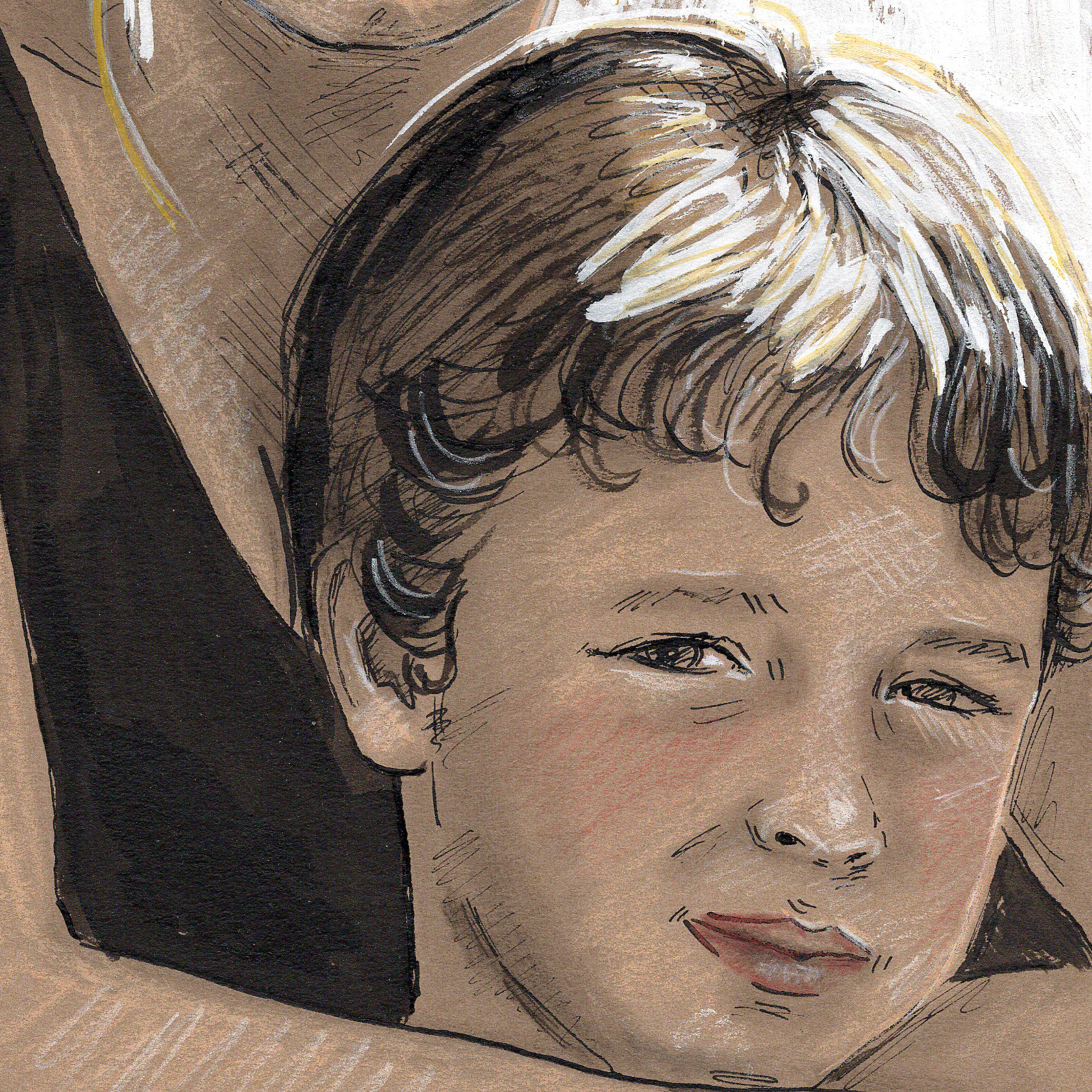 Brigitte Bardot Drawing, Fine Art Gift for Mother's Day