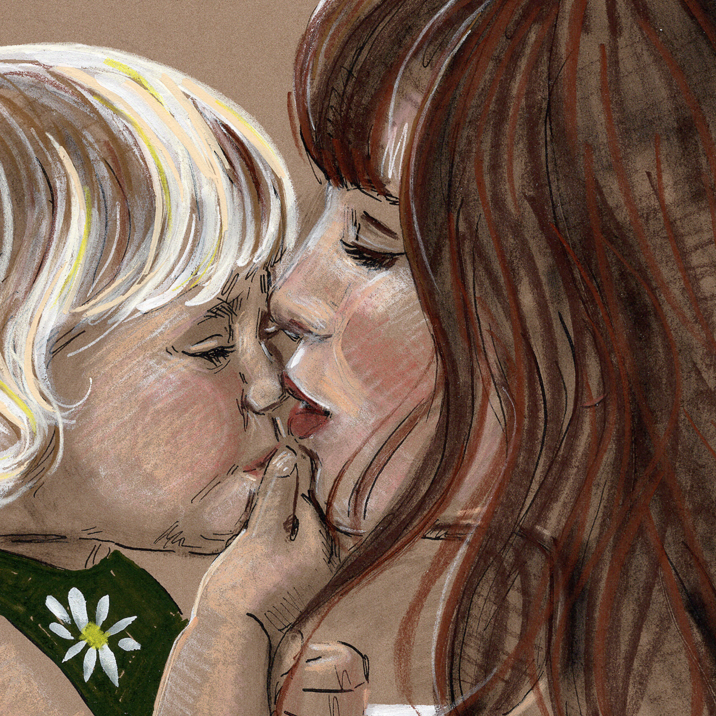 Jane Birkin Drawing, Fine Art Gift for Mother's Day