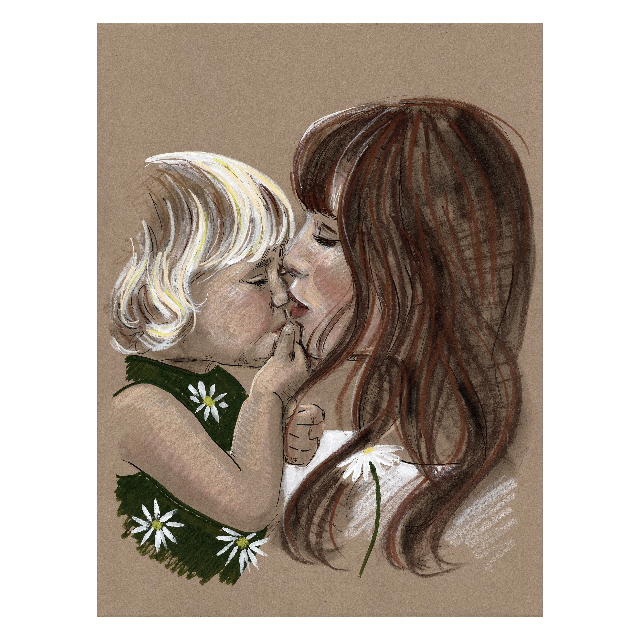 Jane Birkin Drawing, Fine Art Gift for Mother's Day