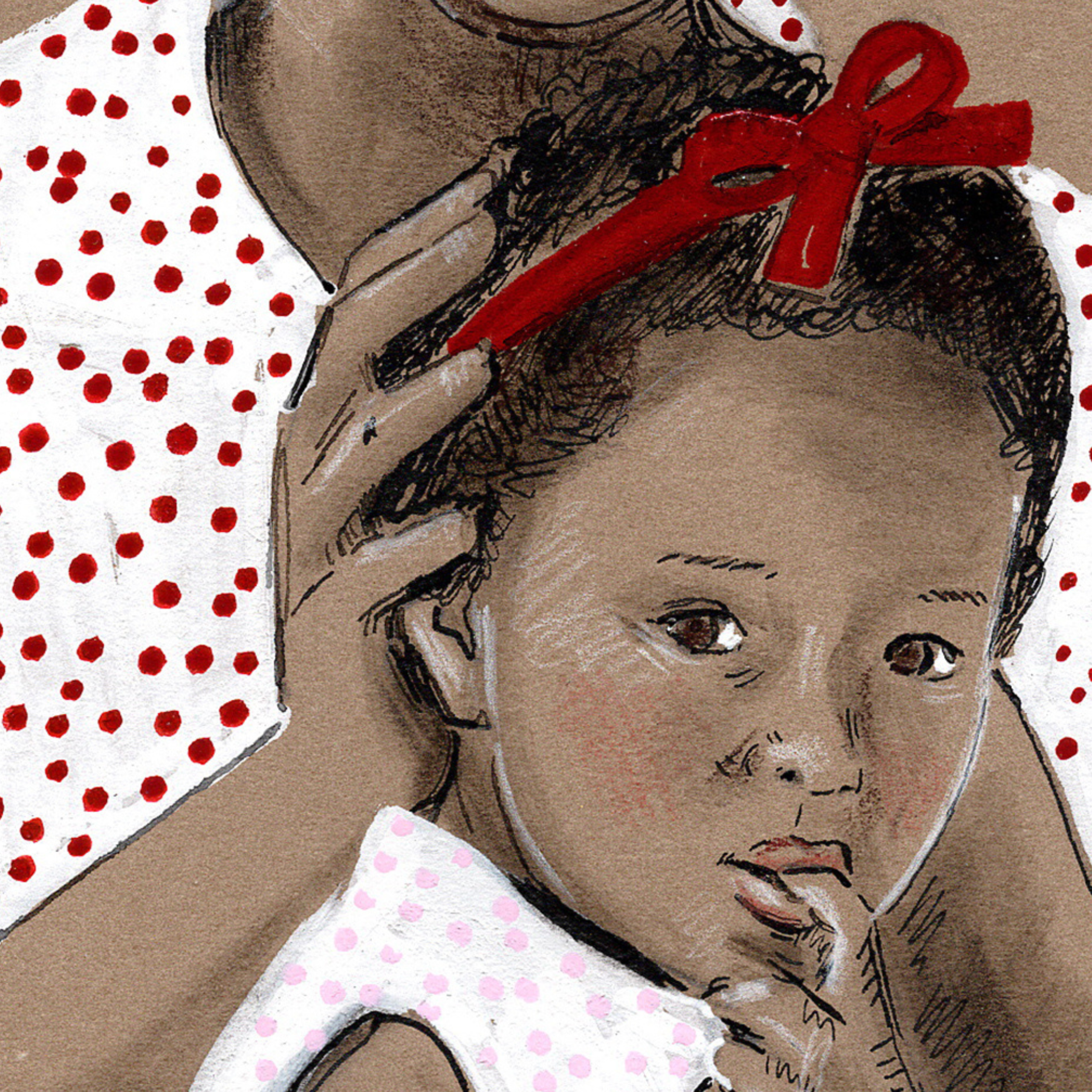 Nina Simone Drawing, Fine Art Gift for Mother's Day