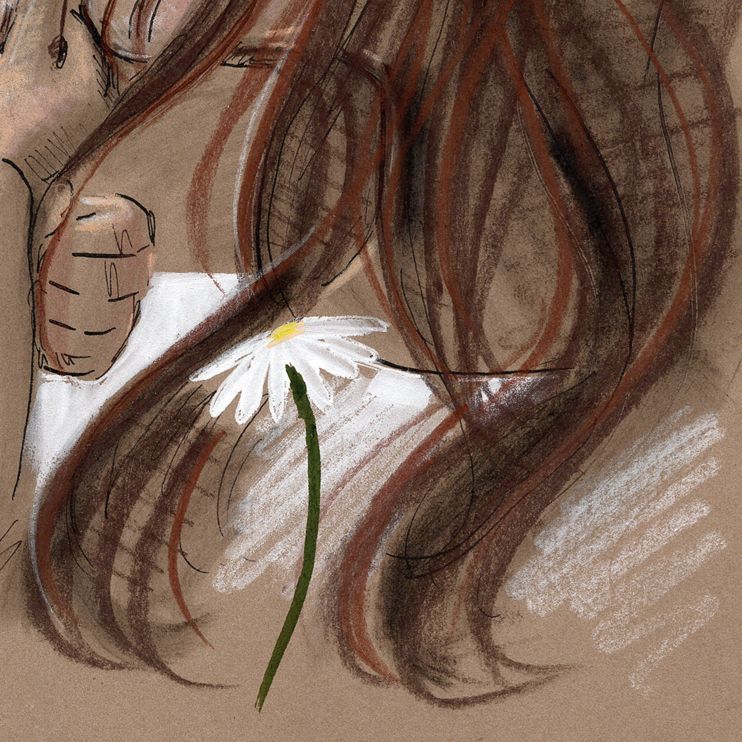 Jane Birkin Drawing, Fine Art Gift for Mother's Day