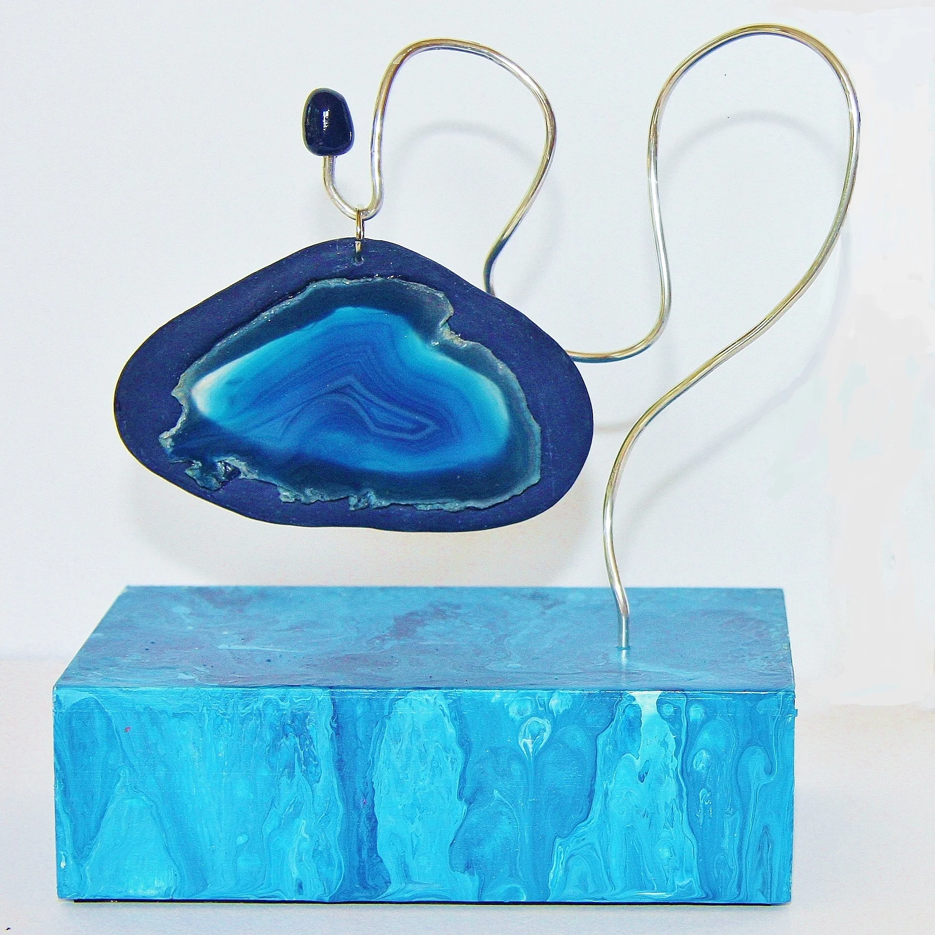 Blue Agate Wave