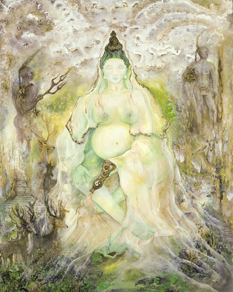 Quan Yin at Summer Solstice Giclee