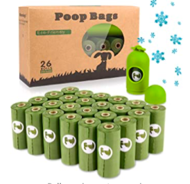 Biodegradable Poo Bags and FREE Holder