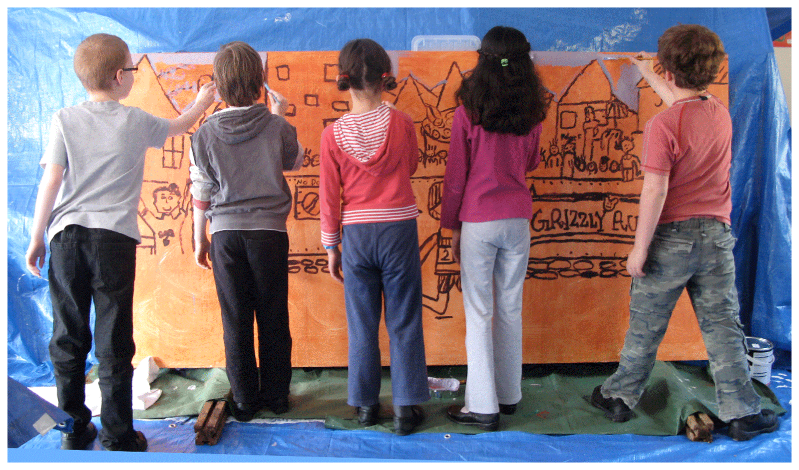 Seaton Mural, 'The Grizzly Run'