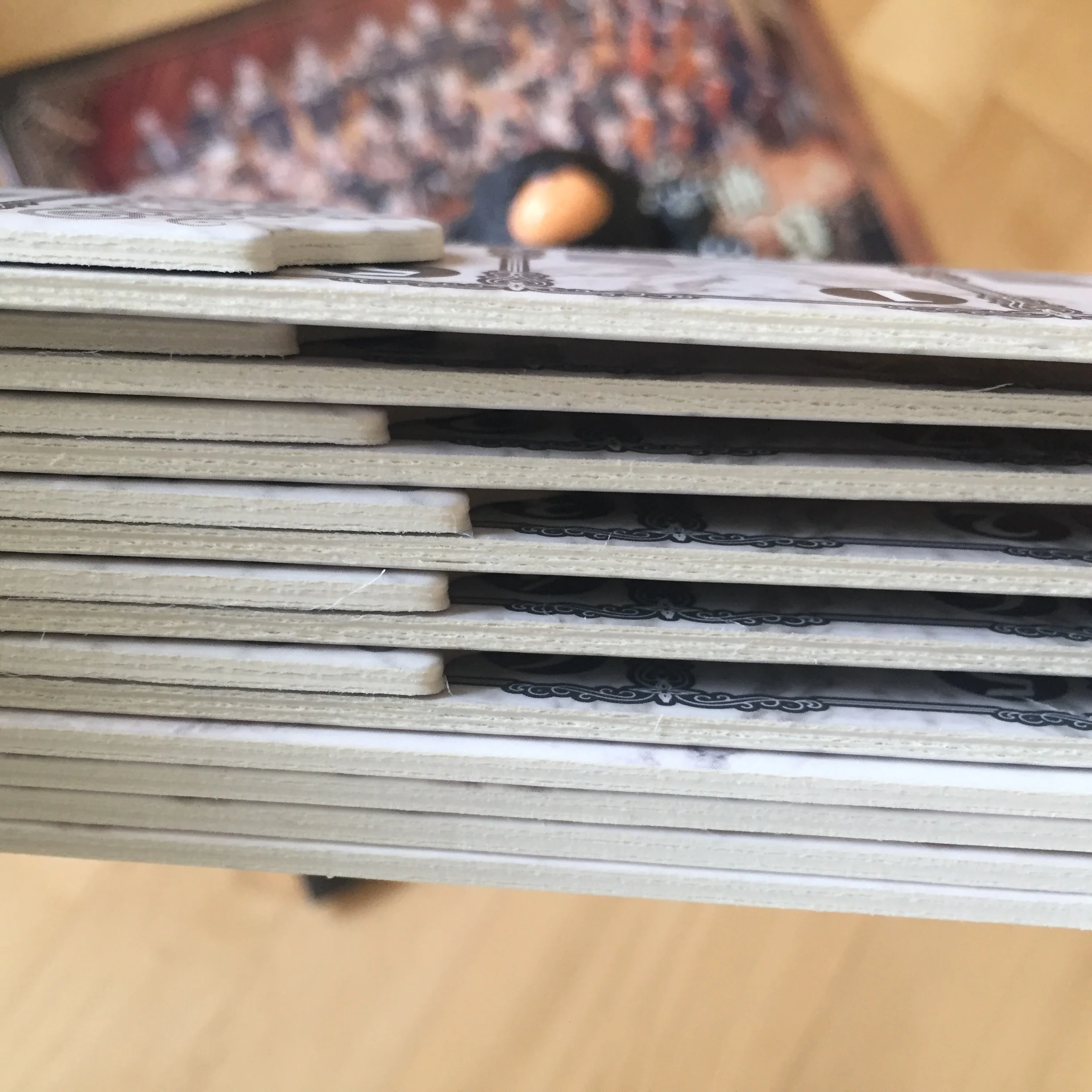 Nice thick cardboard!
