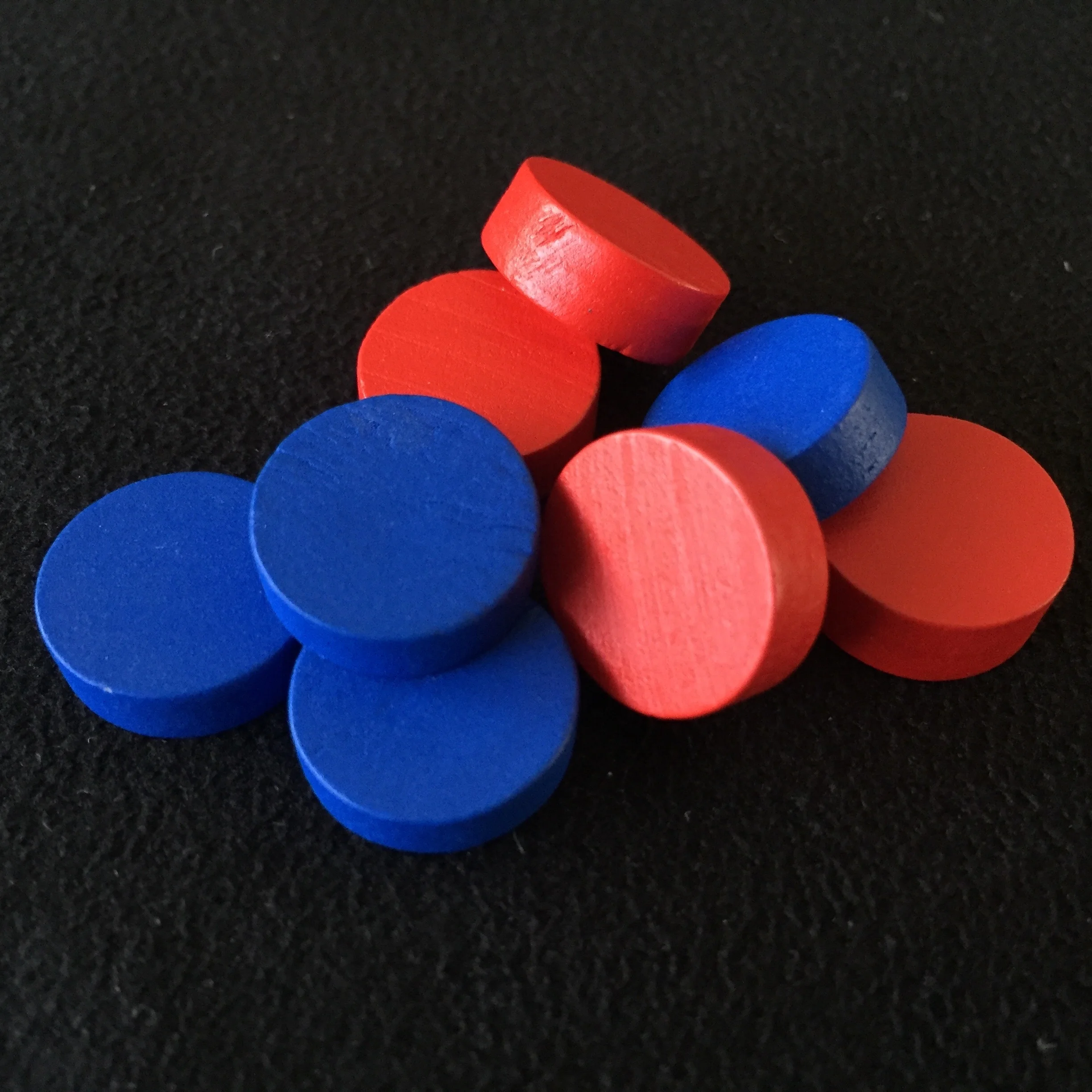 wooden player tokens