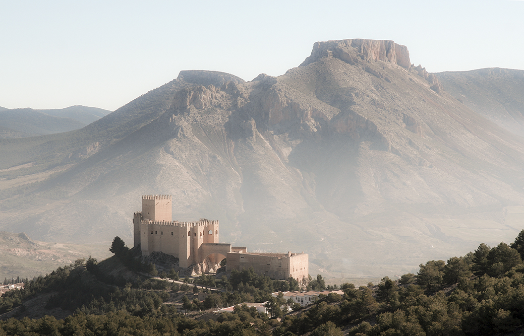 The Castle of Don Pedro Fajardo y Chacón above the town of Vélez Blanco, Almería, Spain