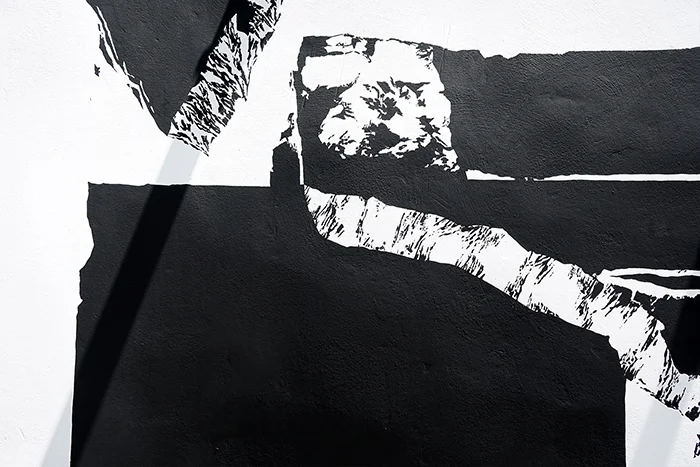 Georgia Hill / wall painting (detail) / Cortijada Los Gázquez / Joya: AiR