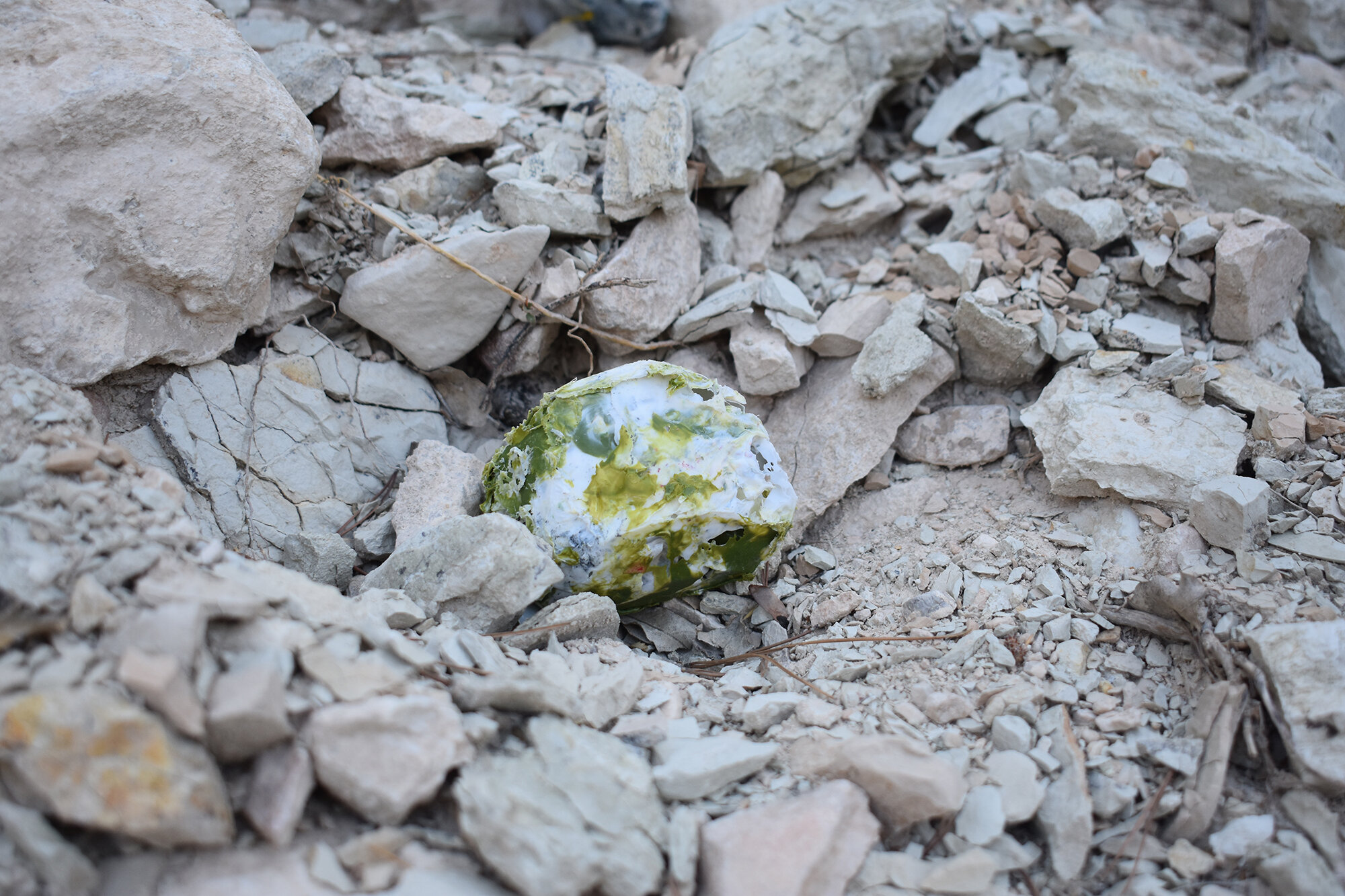 Photographs out of photographic serie made at JOYA, Future Geology (2019)