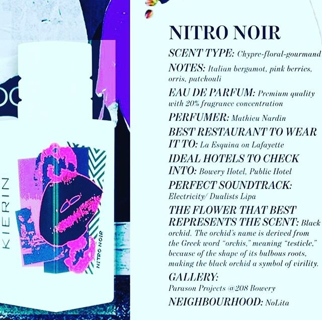 NYC Scent Story, Nitro Noir&mdash; Looking for an affordable, high-quality trendy NYC-themed gift for your Valentine, Galentine or Self? Check out these toxin-free, cruelty-free, vegan, sustainable perfumes @kierinnyc or www.kierin-nyc.com. There&rsq