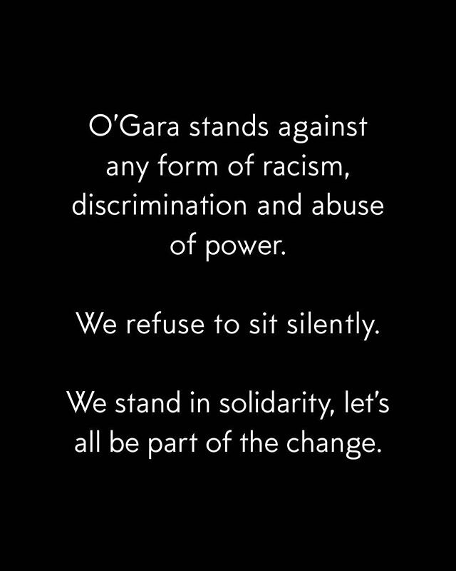 We stand in solidarity. Black lives matter.

Tap the link in bio to donate, or donate at https://www.gofundme.com/f/georgefloyd.