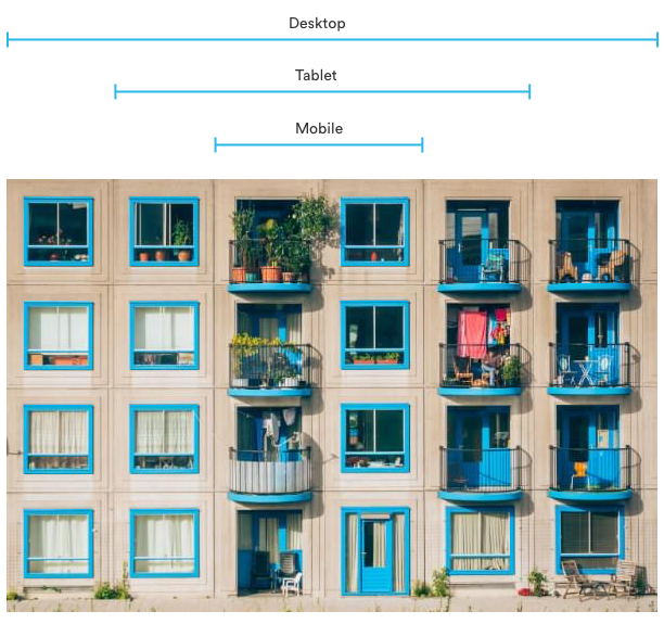 Real life grids applied to a responsive website
