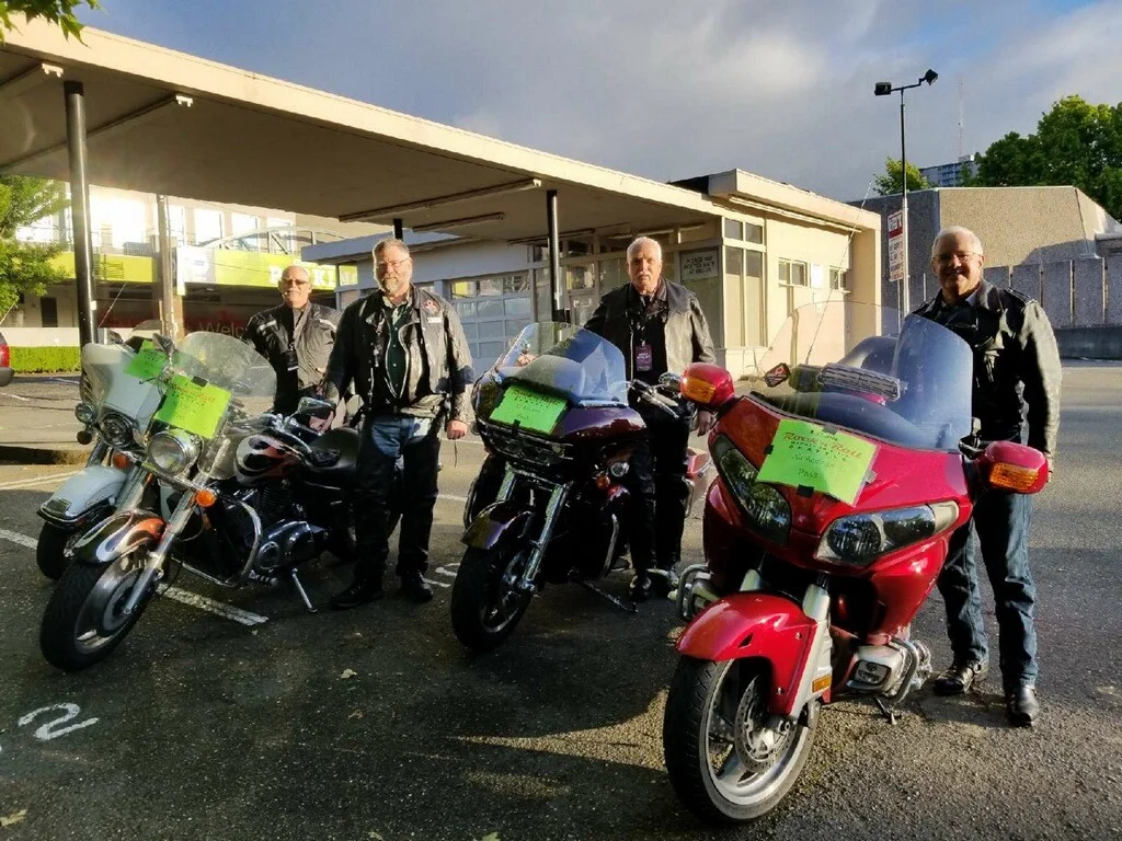 From left to right, Guest Don A., Jeff C, Richard A, Marc L.