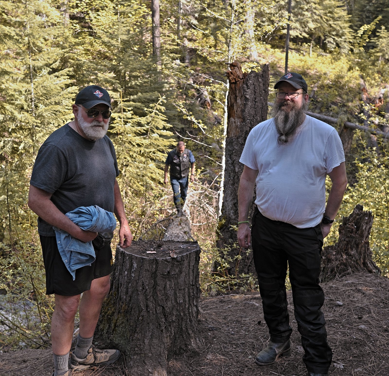 BRMC May2023 JeffB ToddM RonS Sunday day ride to Grouse Creek looking for tree plates.jpg