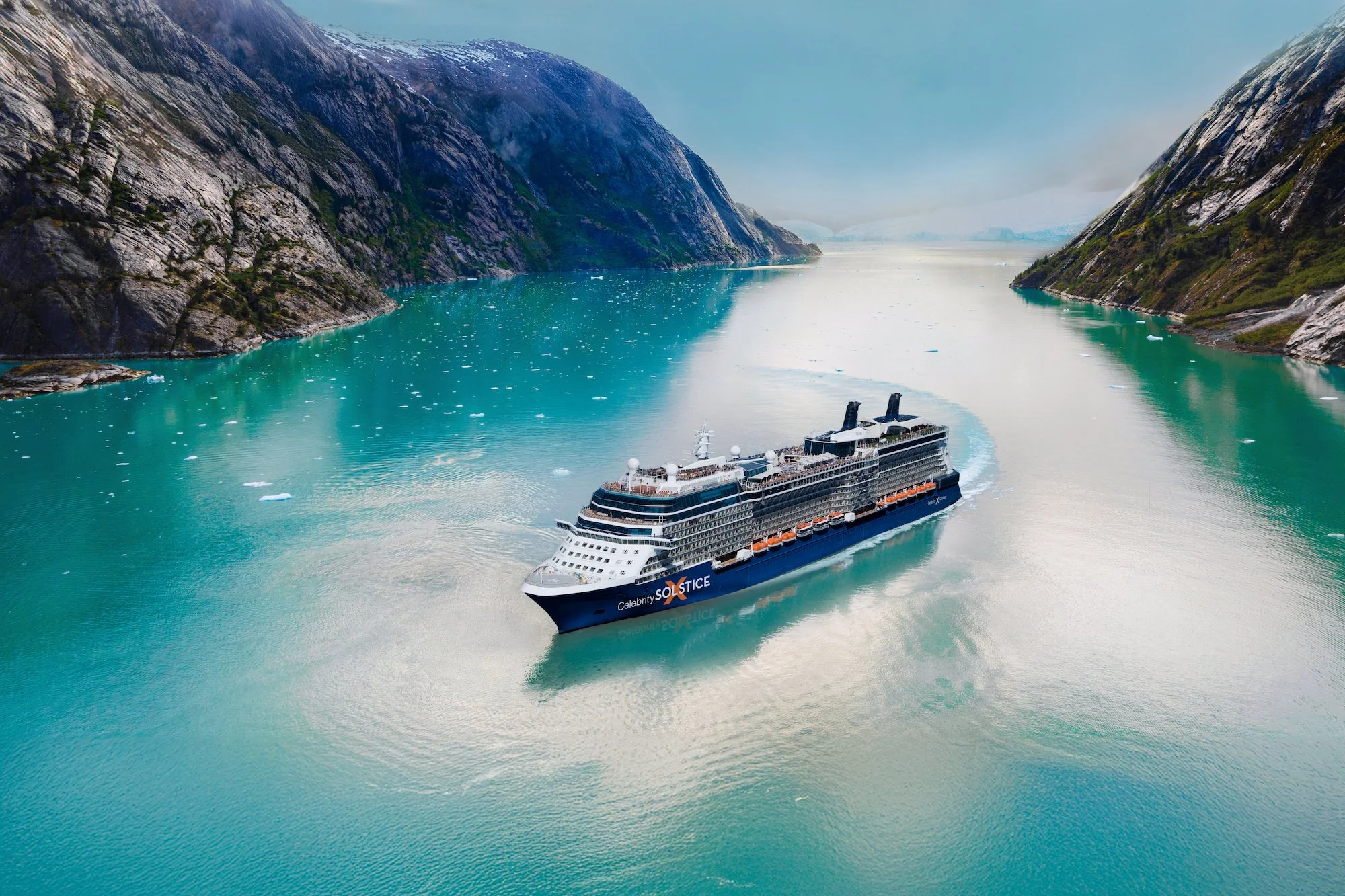 The Celebrity Solstice in Alaska
