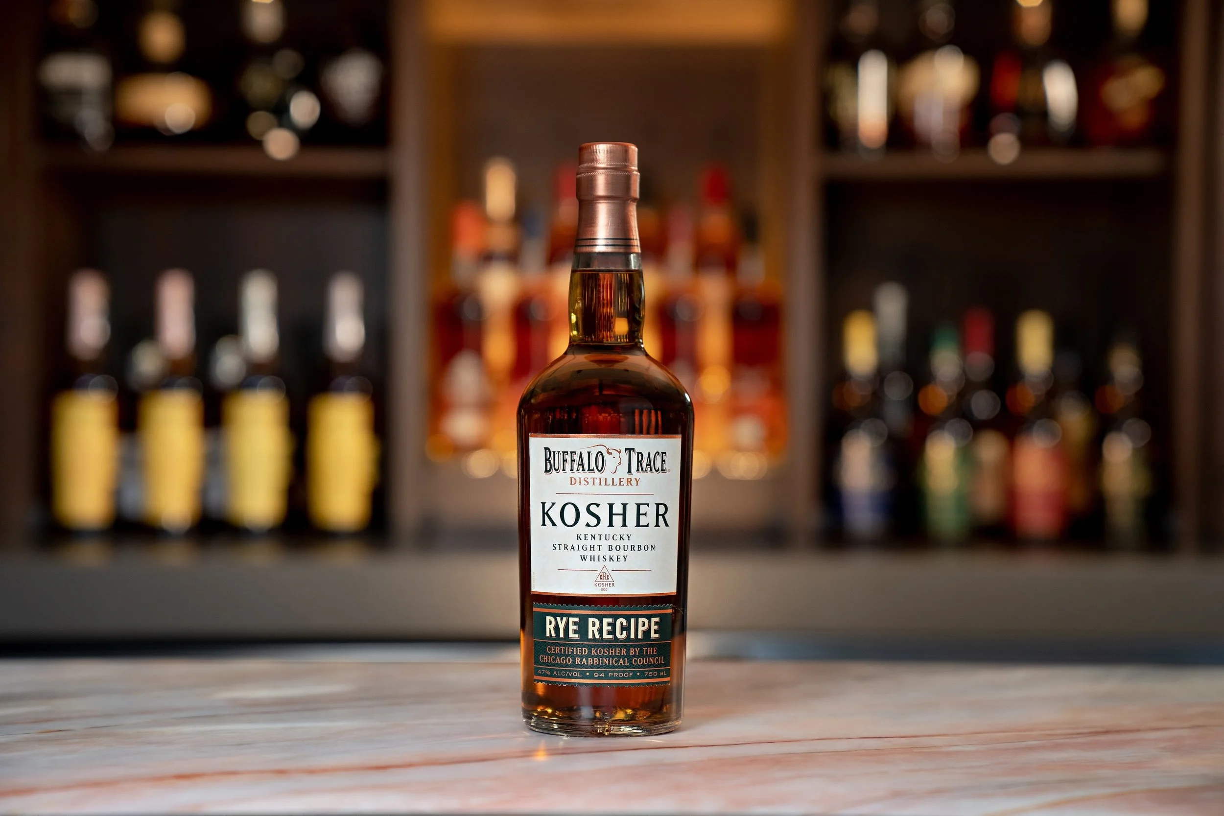 Buffalo Trace Kosher Straight Rye Whiskey