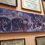 mural depicts a wild night of tequila drinking