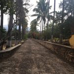 walkway on the hacienda