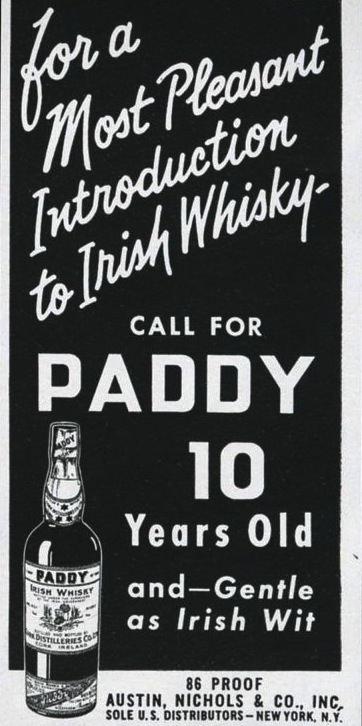 Vintage Ad Archive: Raise A Glass Of Whiskey To St. Patrick's Day!