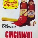 A 1982 Cincinnati schedule from Stroh’s