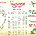 Narragansett’s 1969 Boston Red Sox schedule