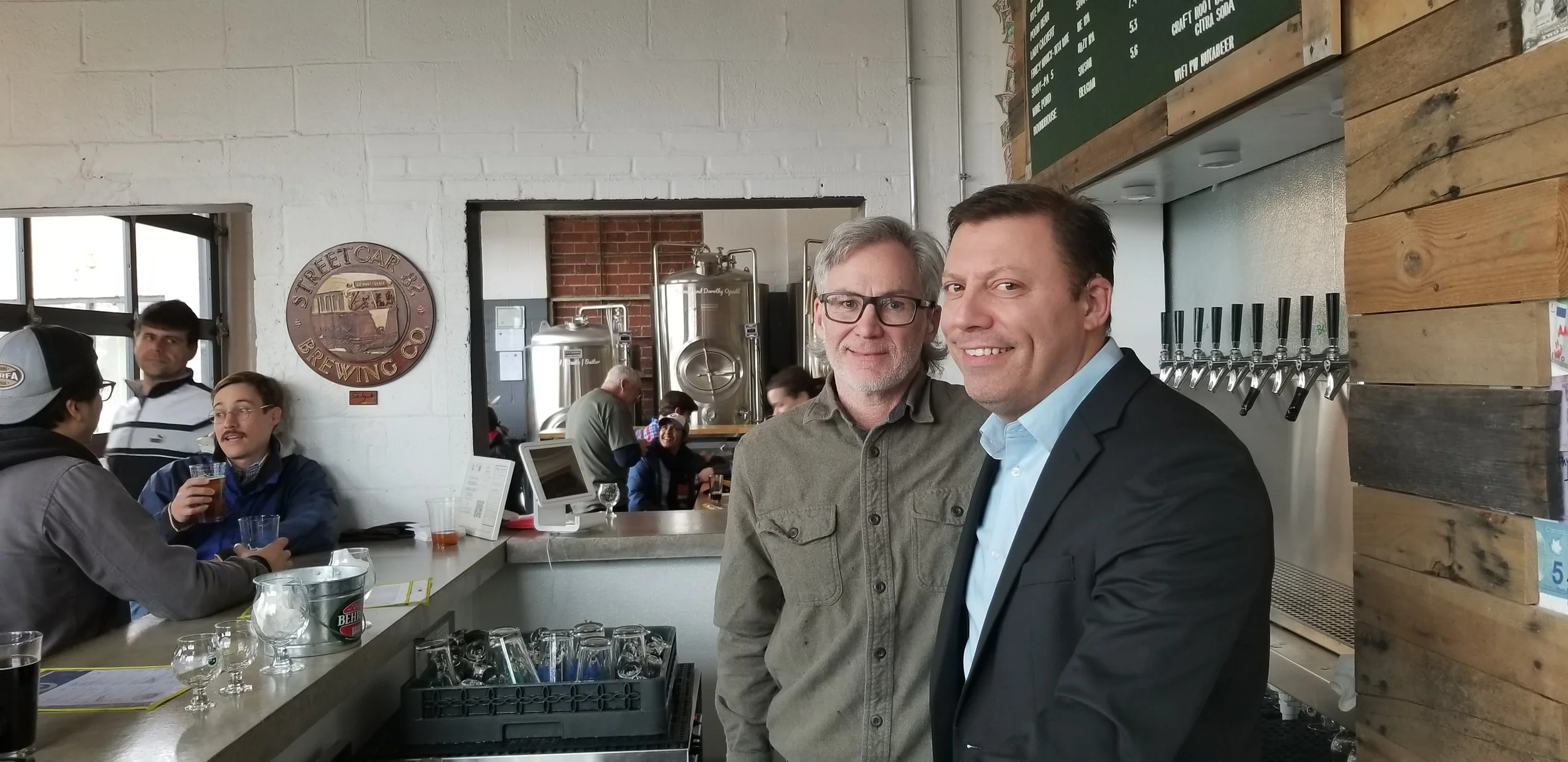 (L - R) Mark Burke and Sam Costner