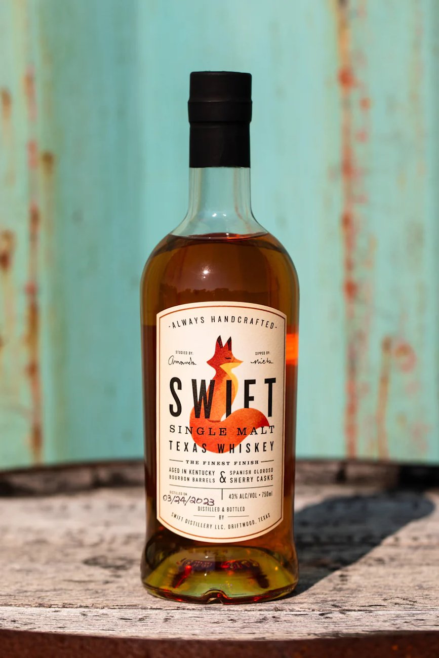 Swift Single Malt Texas Whiskey