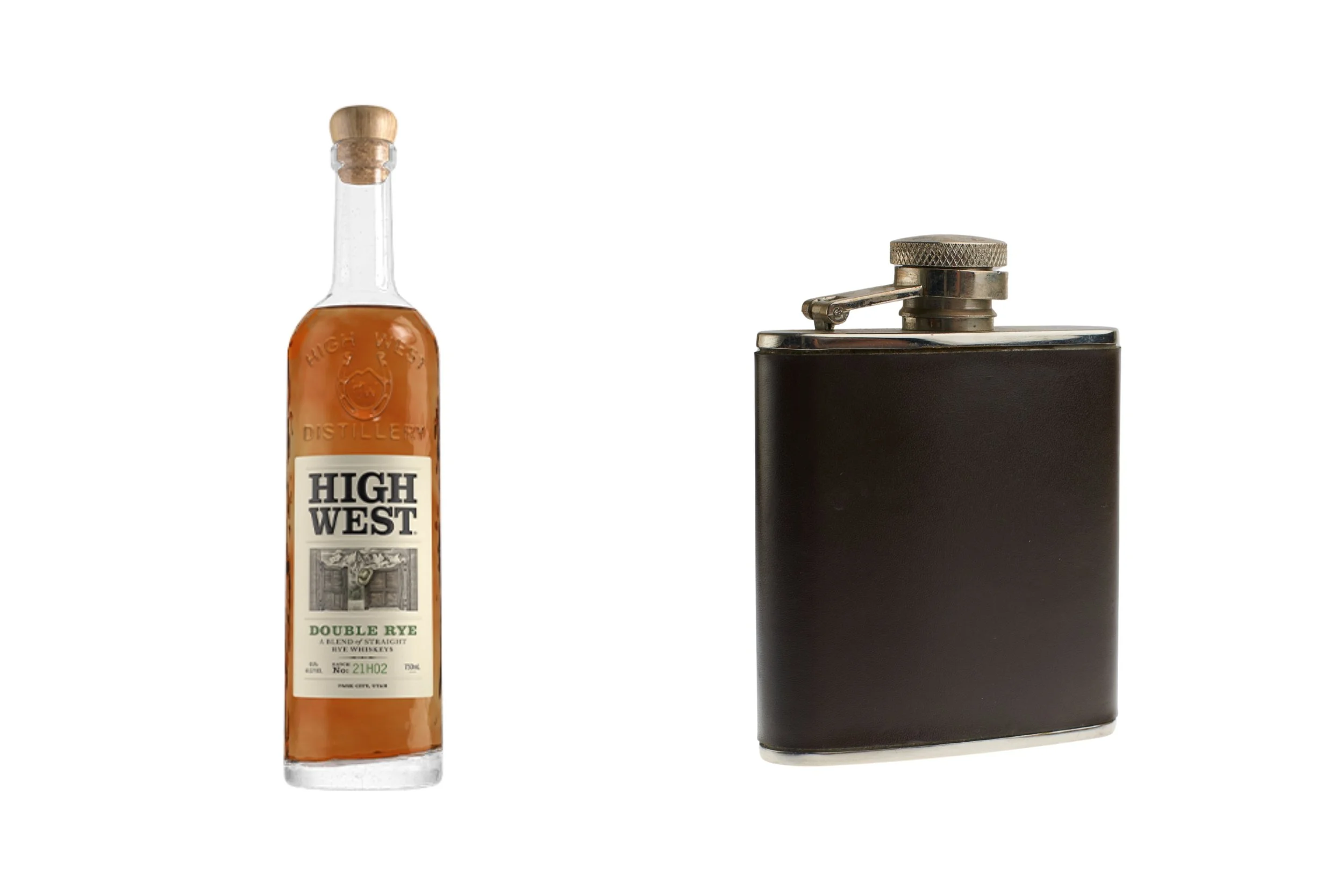 High West Double Rye and flask