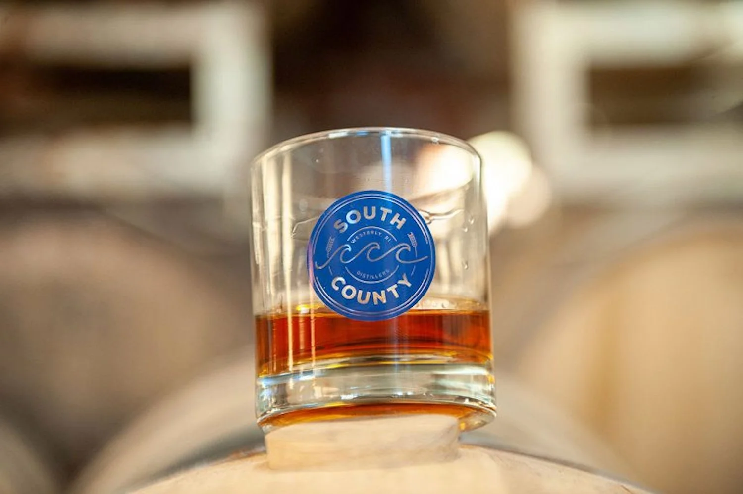 A pour at South County Distillers