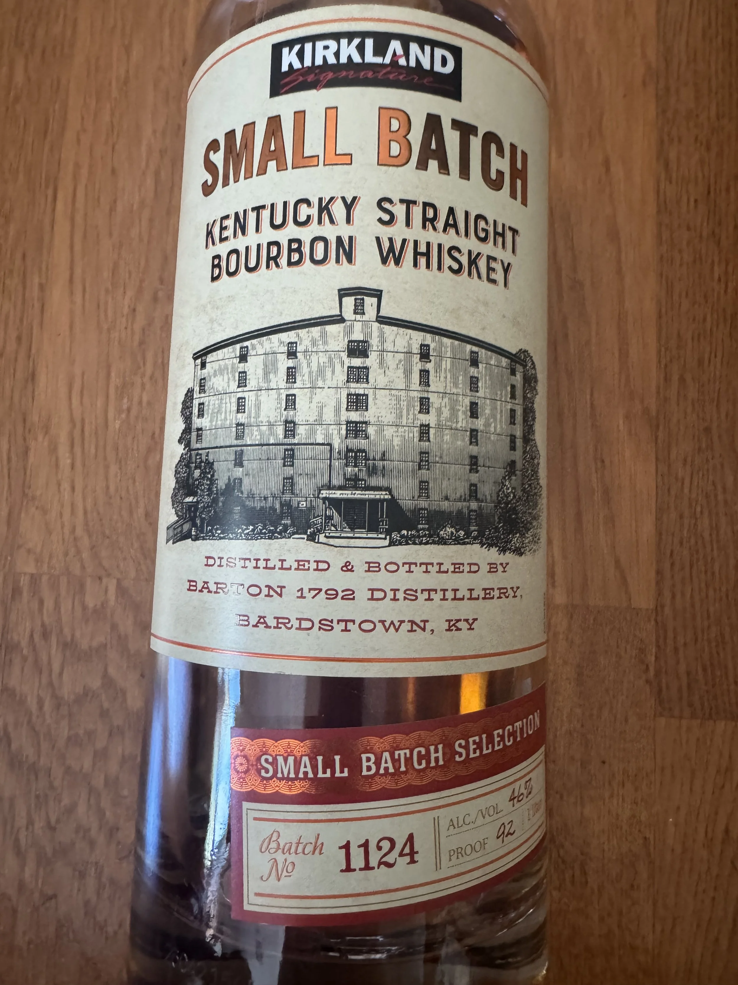 Kirkland Small Batch Straight Bourbon Whiskey