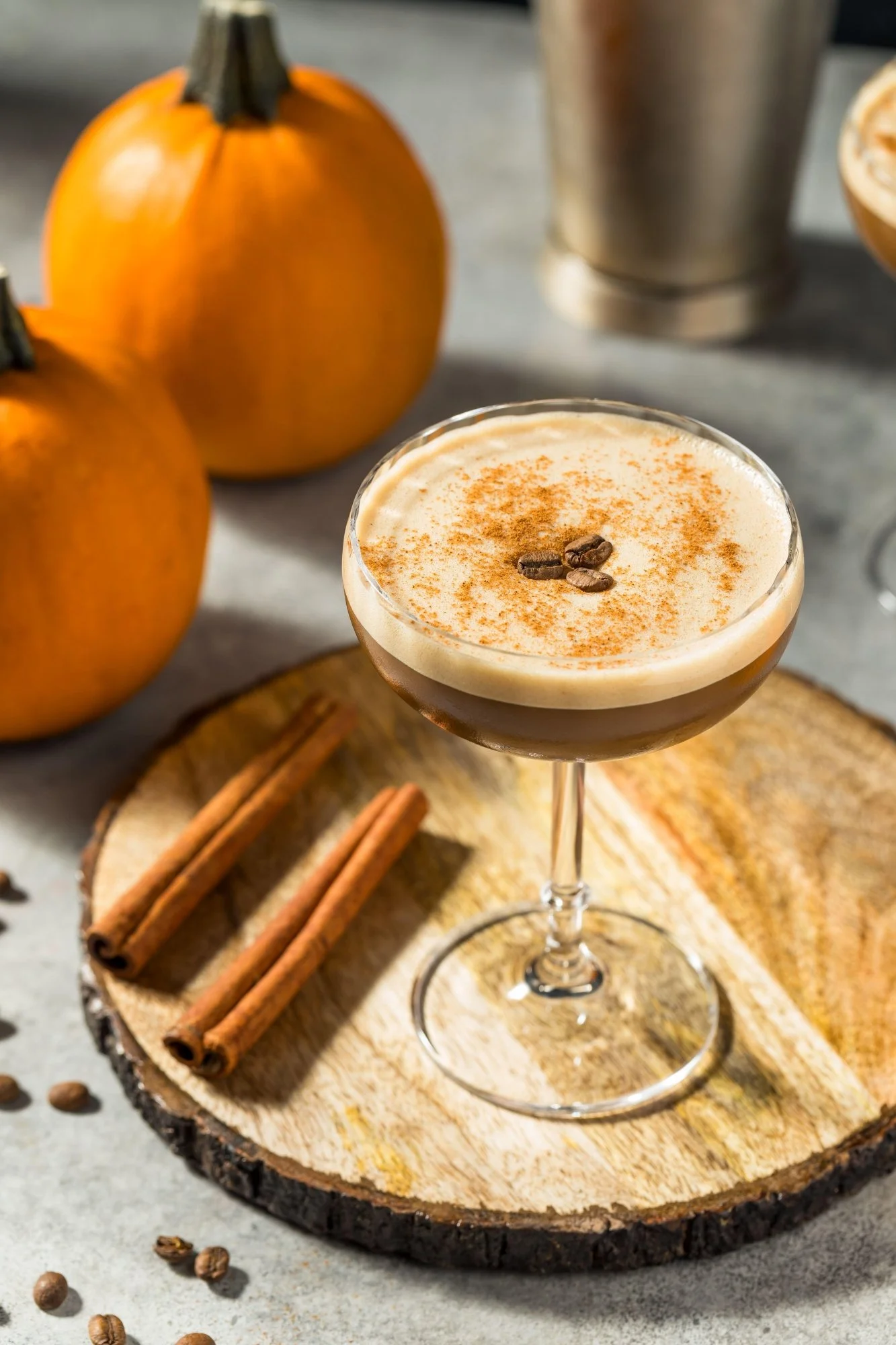 Pumpkin spice espresso martini