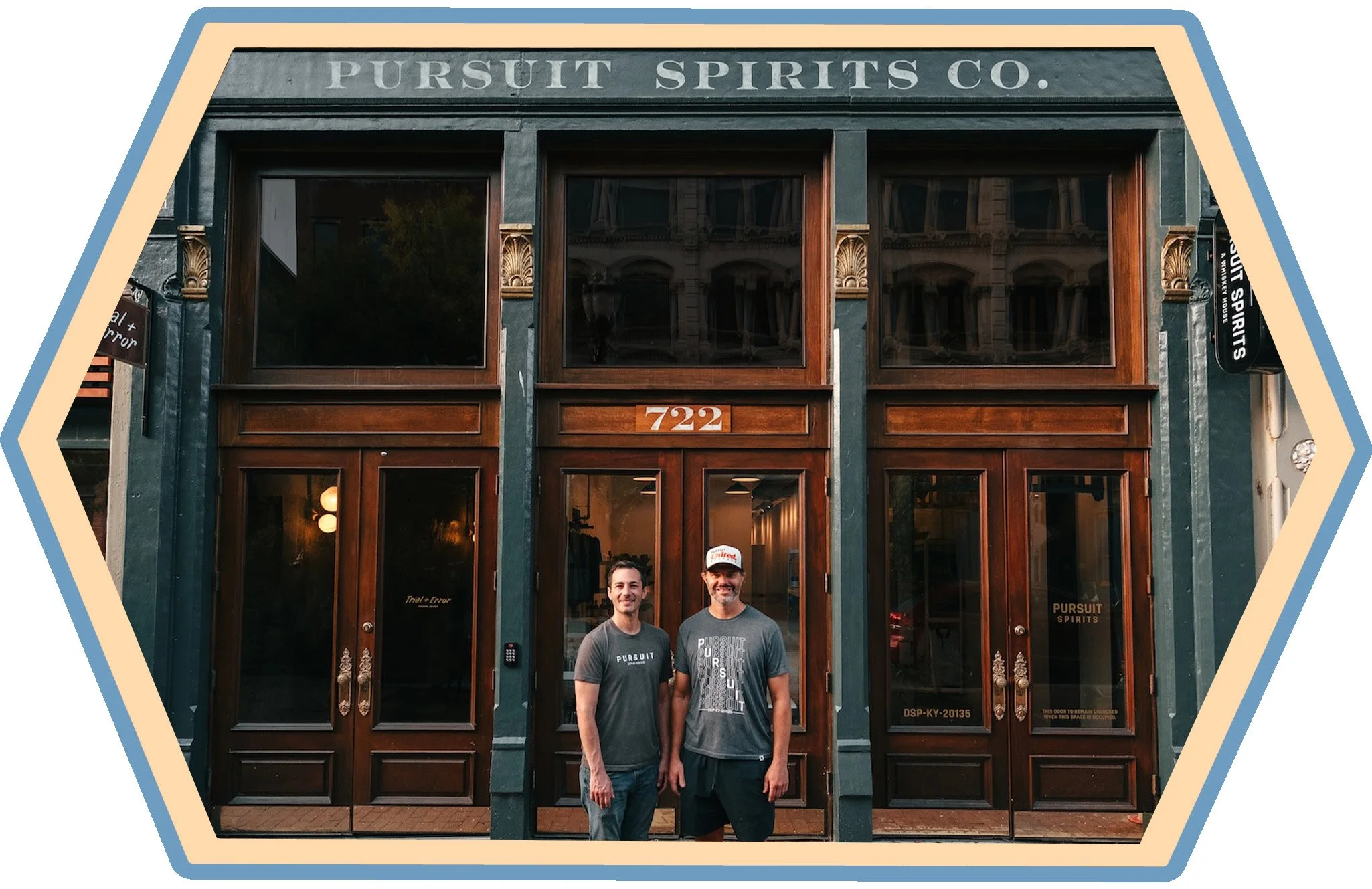Kenny Coleman and Ryan Cecil, founders of Pursuit Spirits