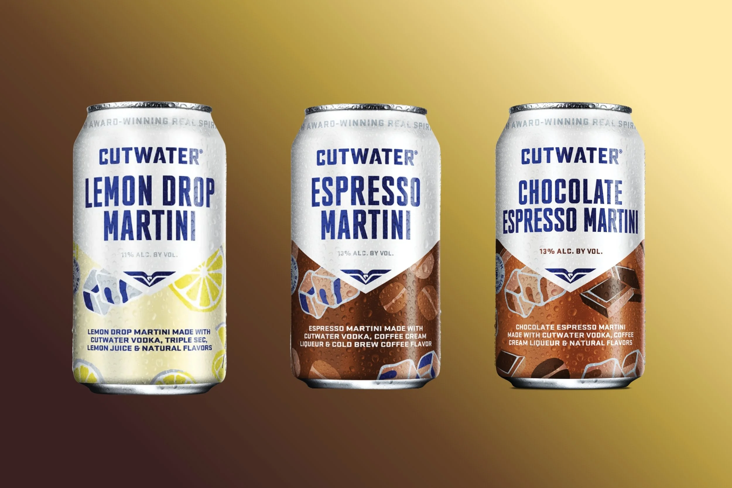 Cutwater canned martinis