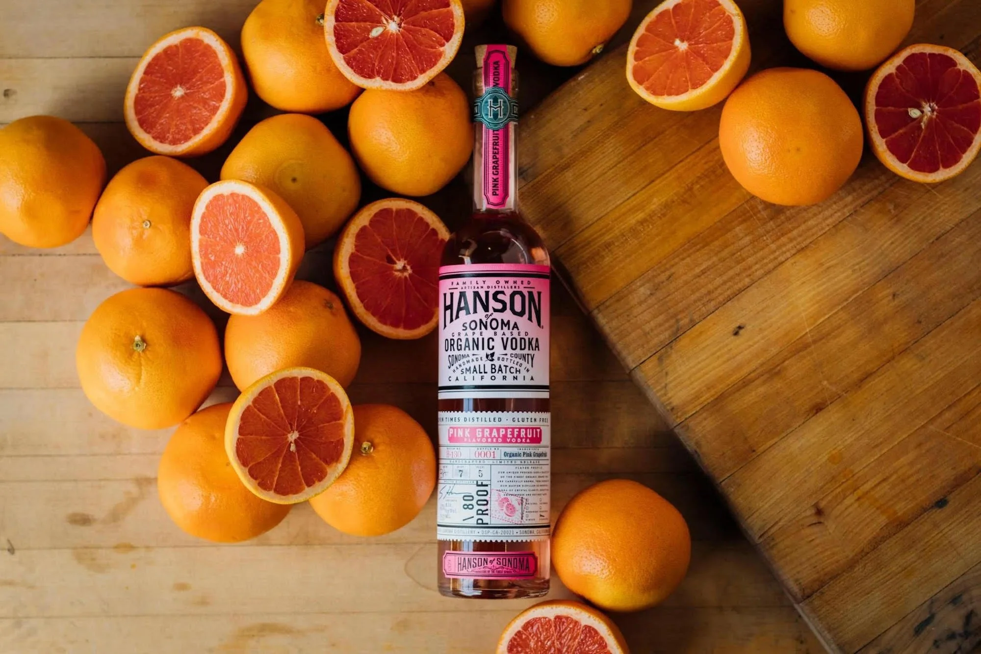 Hanson of Sonoma Organic Pink Grapefruit Vodka