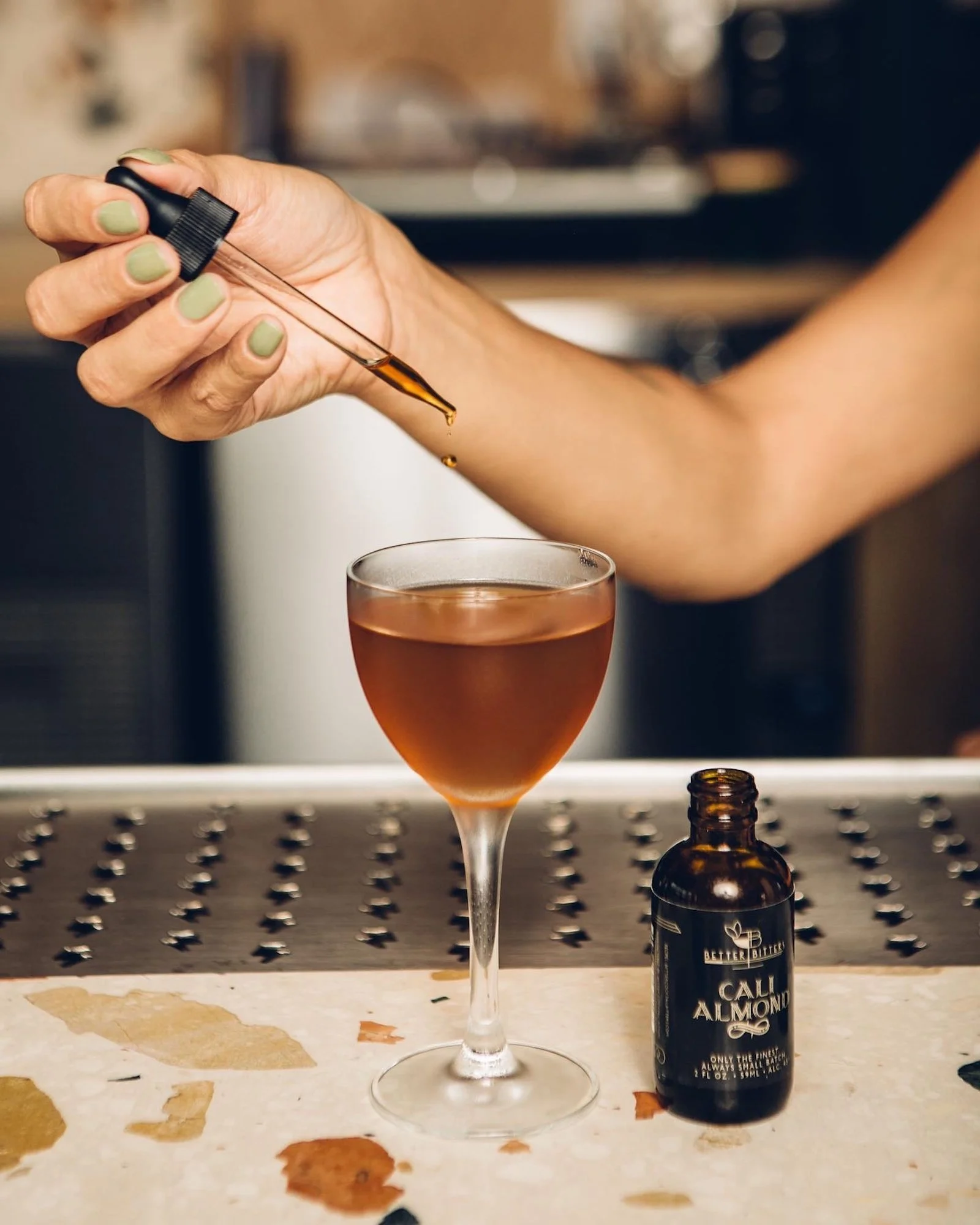 An ice-free cocktail from Thunderbolt in Los Angeles
