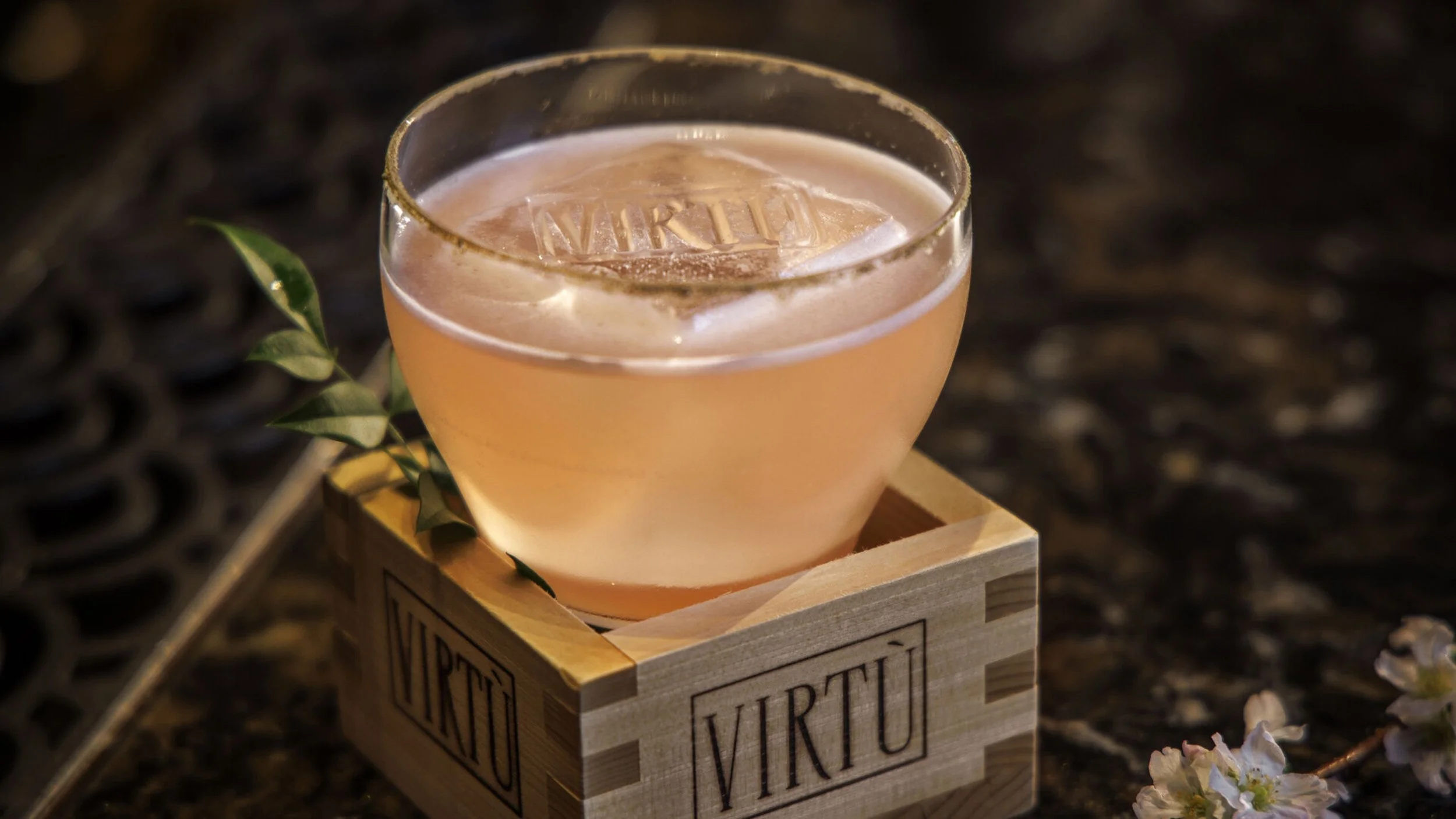 Smoked Ume Fashioned at VIRTÙ