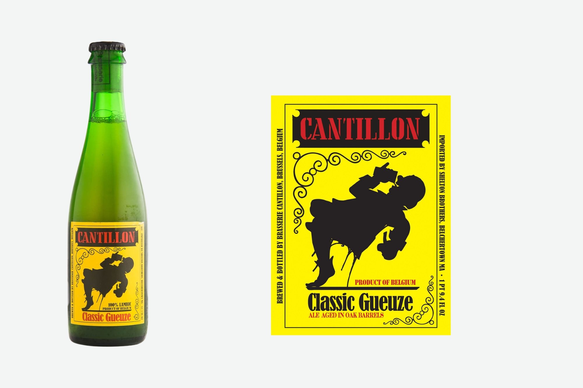 Cantillon Classic Gueuze and Rose de Gambrinus