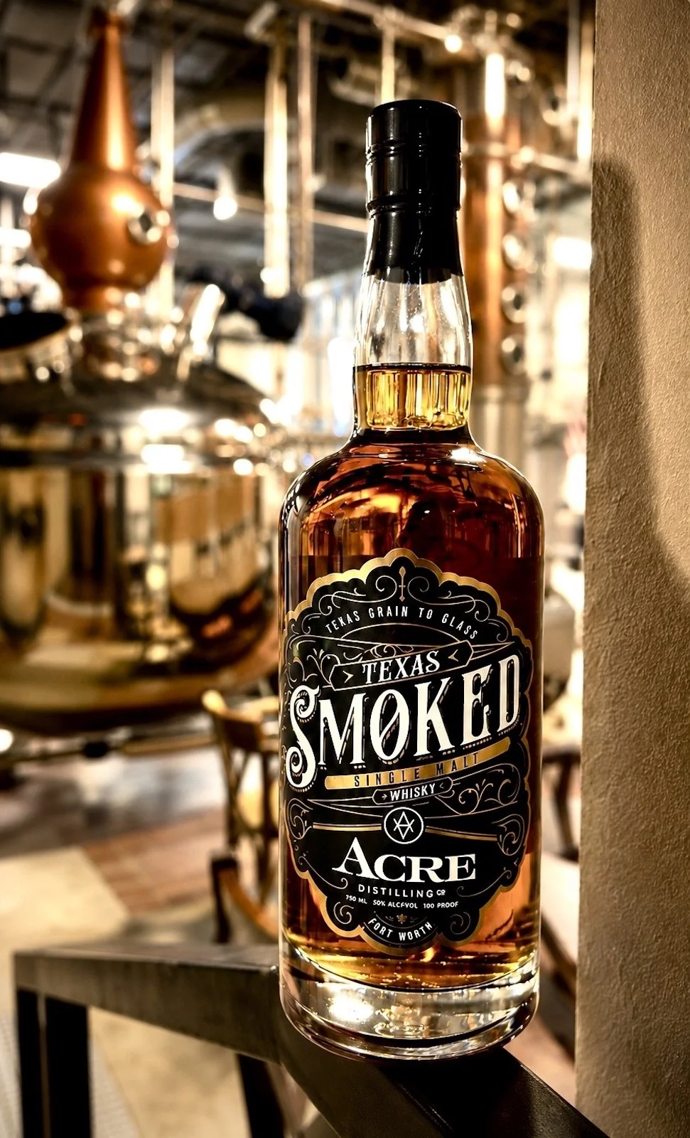 Acre Distilling Co. Texas Smoked Single Malt Whiskey