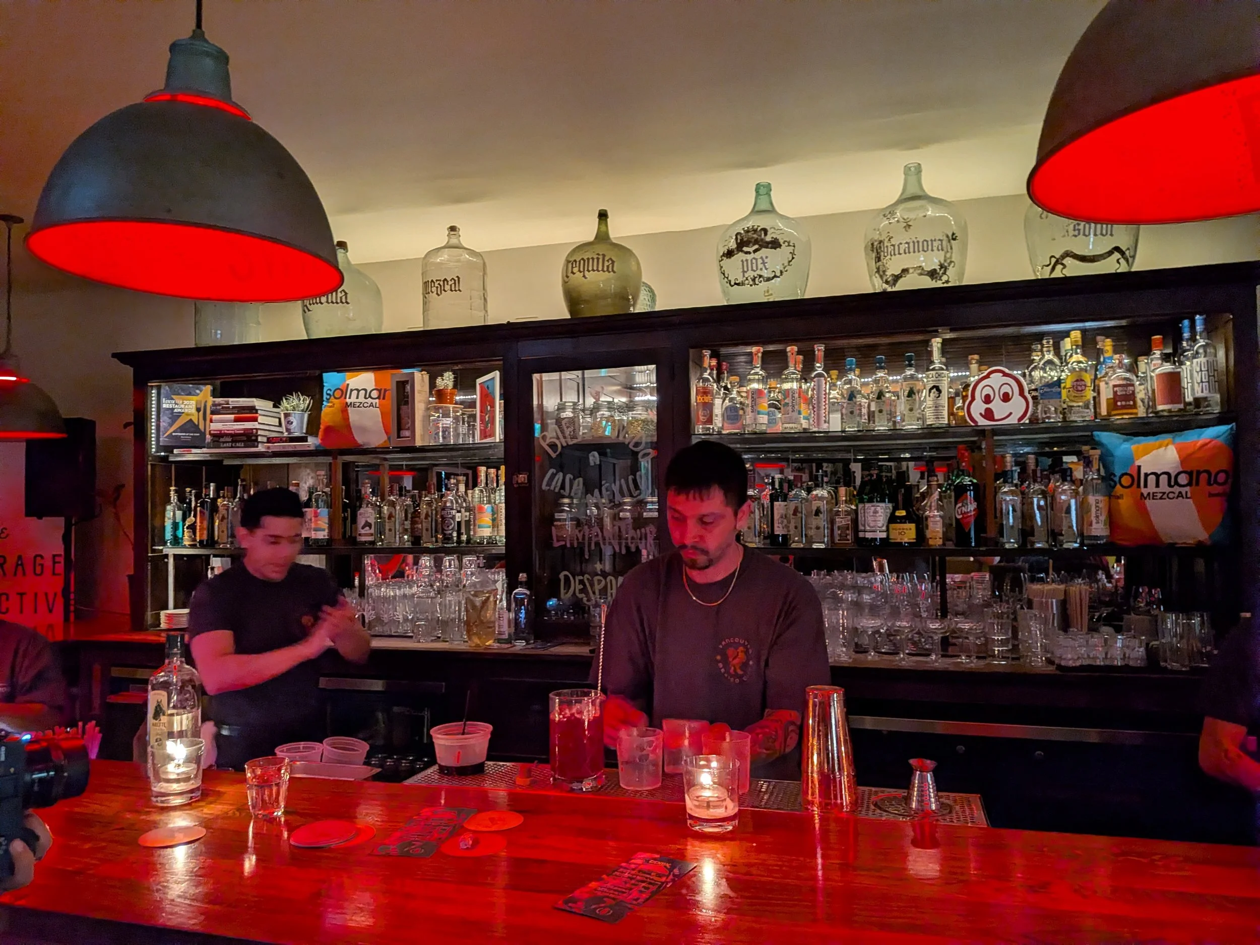The bar at Chupito